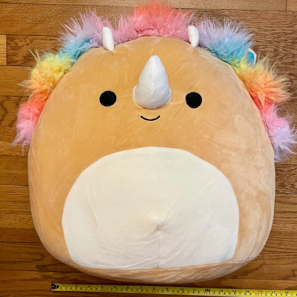 Squishmallow Massai The Triceratops 14 in Plush NEW